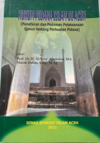 Image of Hukum Pidana Islam Di Aceh
